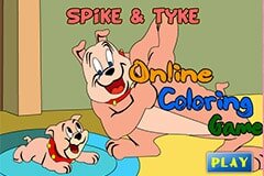 Spike And Tyke Coloring Spike And Tyke Coloring